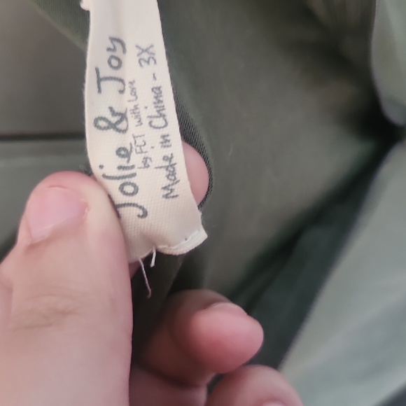 Green hooded half zip - Picture 3 of 4